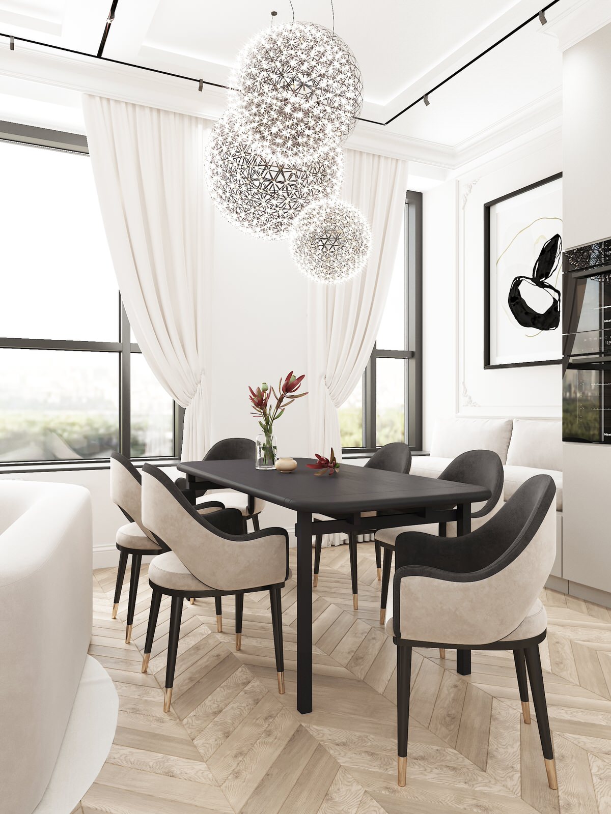 Дизайн интерьера: «Неоклассика в ЖК Суббота»