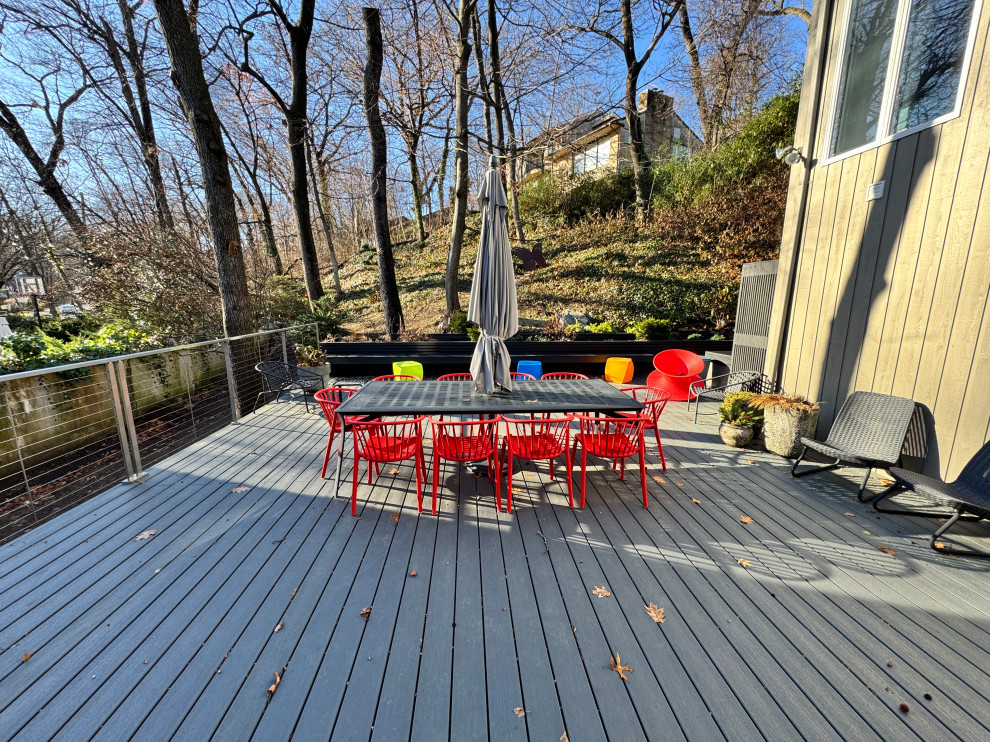 Riverdale, The Bronx, NY  oversized deck
