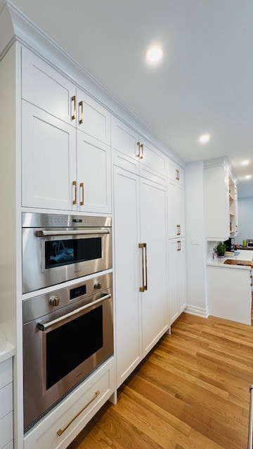 Main Floor with large window & patio door include an open concept kitchen