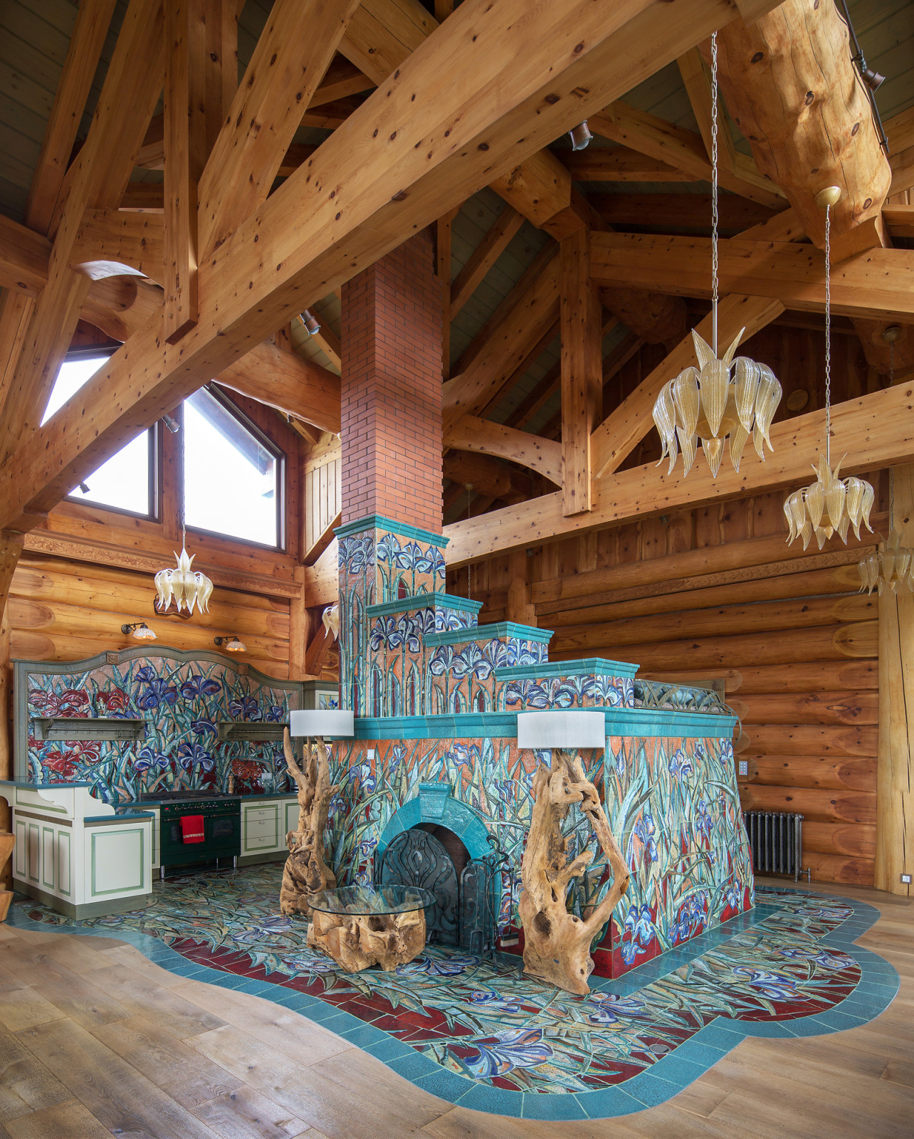 Печь-камин "Ирисы"