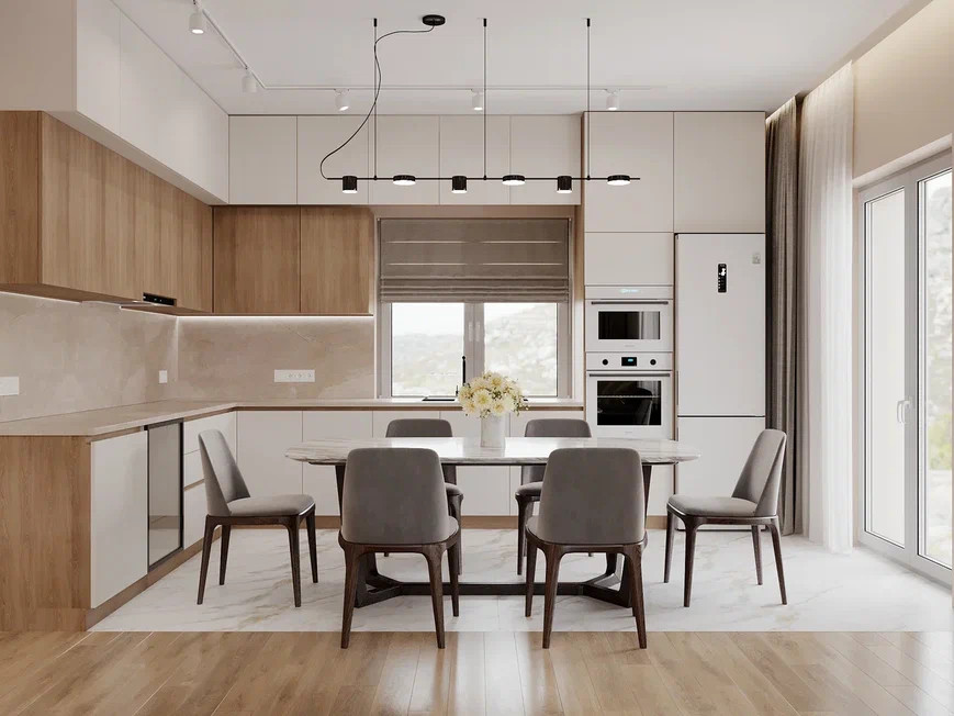 Ремонт двухэтажного коттеджа общей площадью 150 м2