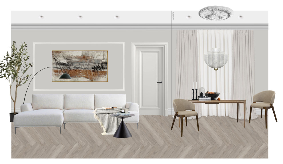 Трехкомнатная квартира на Новочеркасском