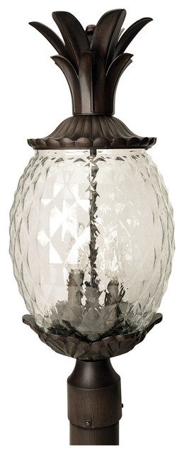 Black C 3 Light 22 25 Height Pineapple Post From The Lanai Black C 3 Light 22 25 Height Pineapple Post From The Lanai Collection