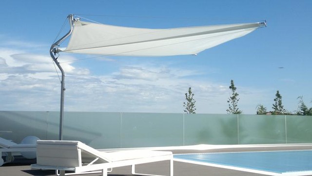 Retractable Sail Awnings by Corradi