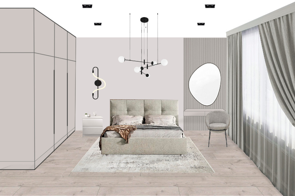 коллажи интерьеров из разных проектов