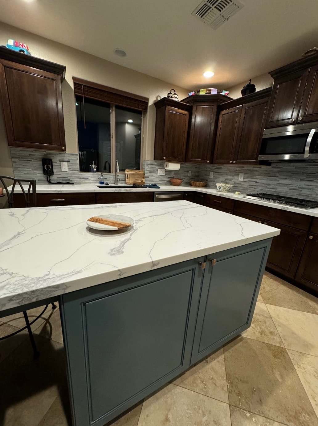 Stain and Paint Kitchen Reface