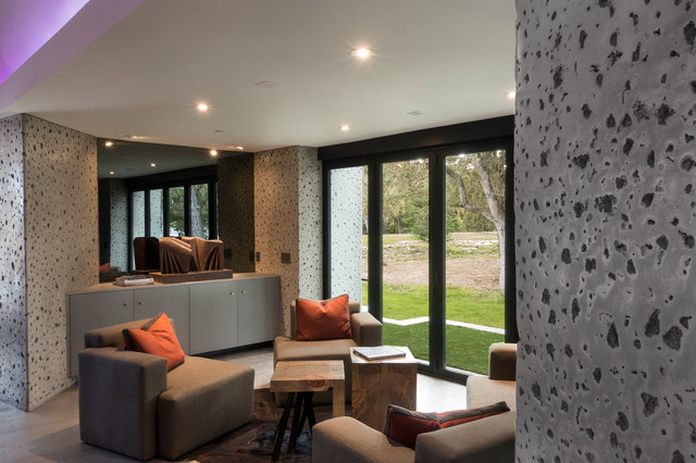 Pebble Beach Residence 2.0 modern-wohnbereich
