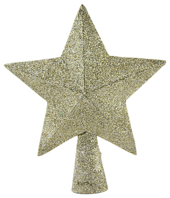 Tree Topper Finial Peaceful Star Tree Topper Glittered Paper Christmas