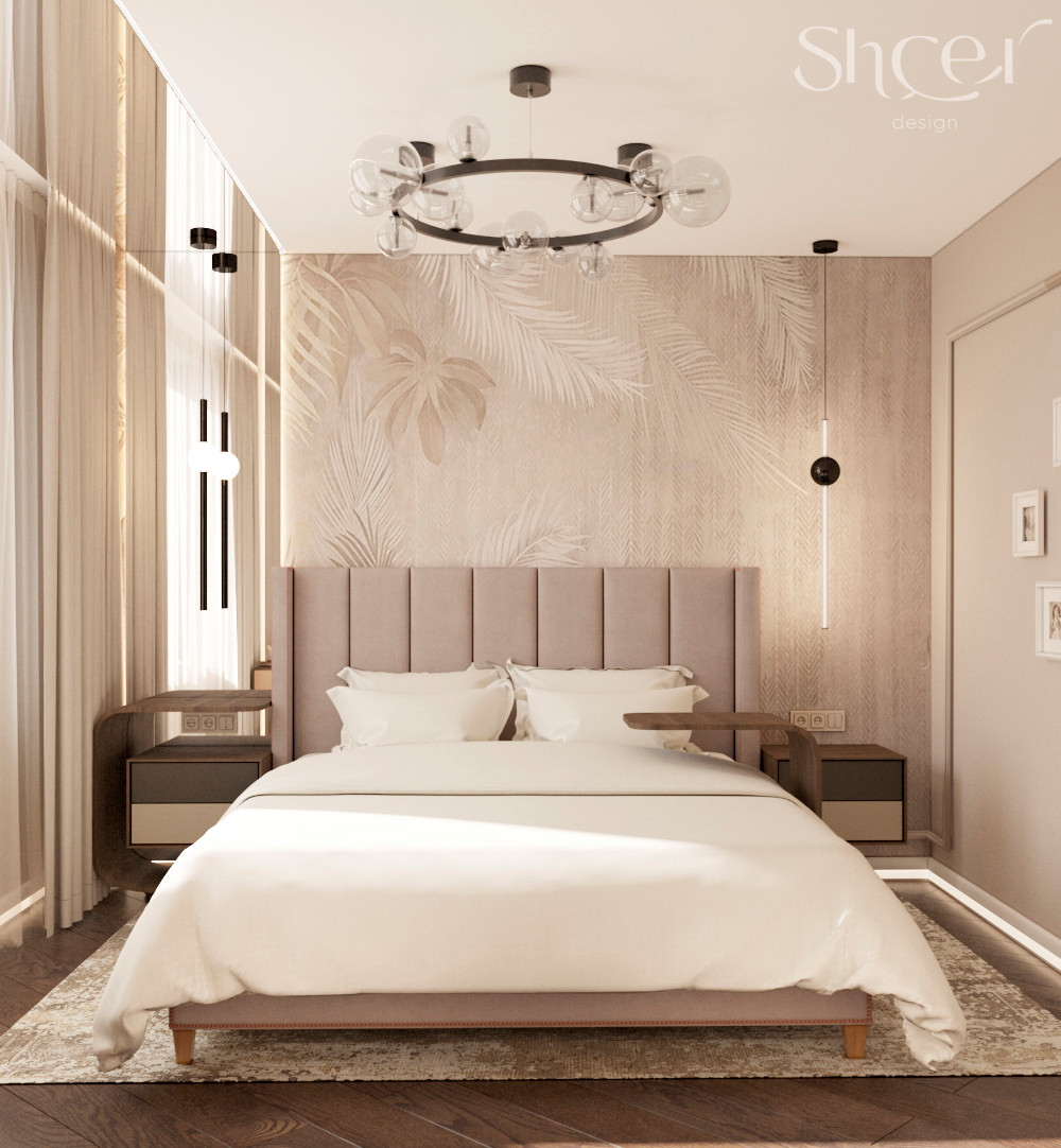 Мягкий свет на серой набережной