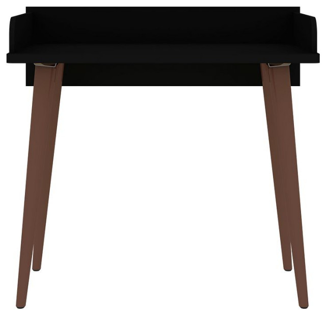 Manhattan Comfort Hampton 35.43 Home Office Desk Midcentury Desks