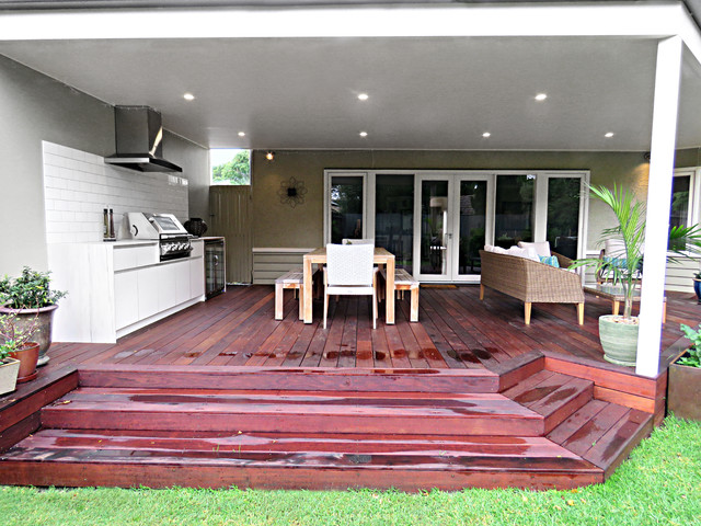 Beaumaris contemporaneo-terraza-y-balcon