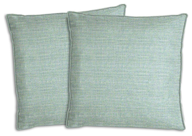 Sunbrella Hybrid Sky Pillow Set Traditional Outdoor Cushions