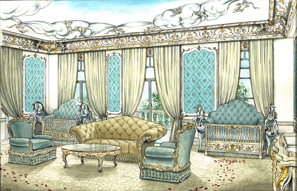 Childrens Rooms - Room for a Royal Saudi Arabian child