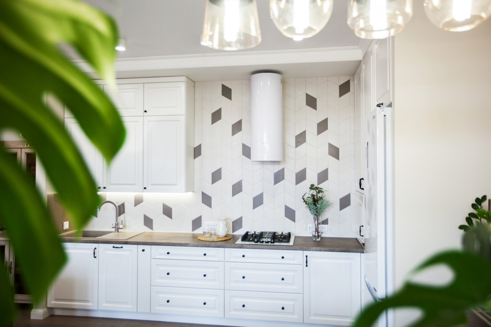 Белоснежная кухня из "Атмосферы Уюта"