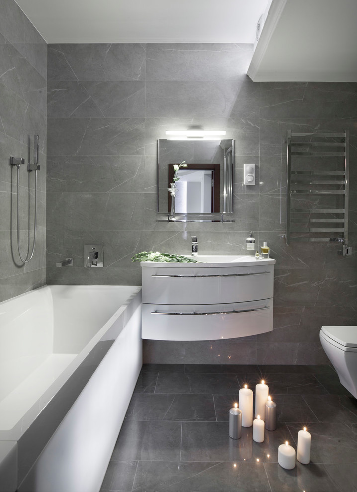 Двухэтажная квартира в современном стиле