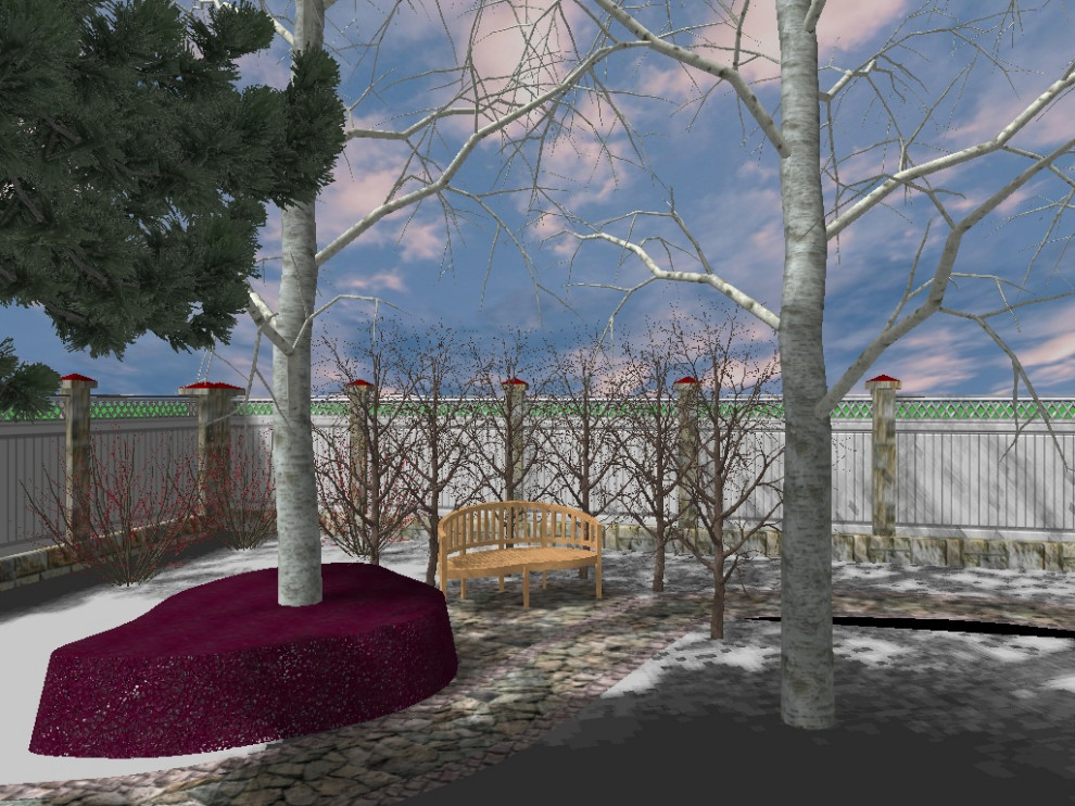 Геометрия в лесу Благоустройство и озеленение сада у исторического дома в центре