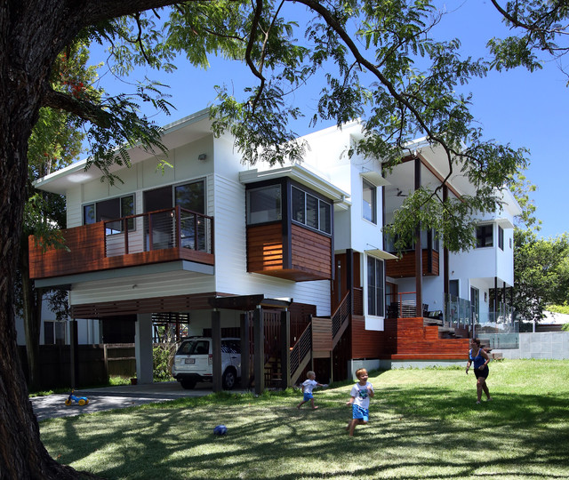 Tree House, Fig Tree Pocket tropical-exterior