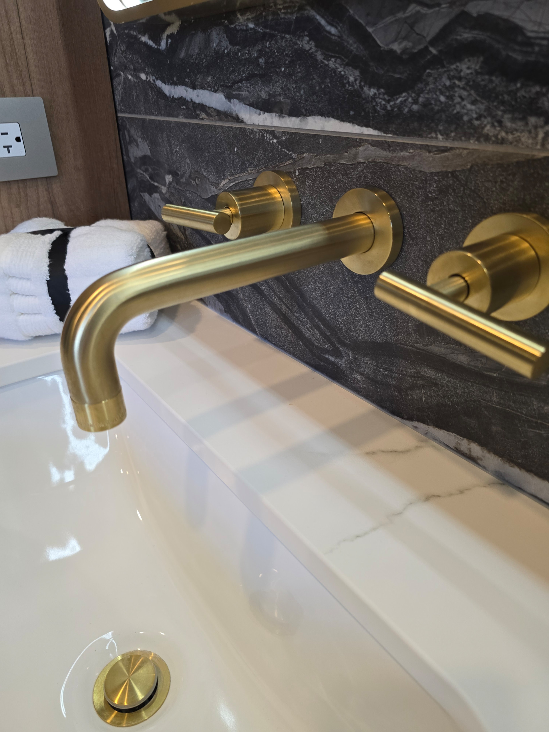 Main Bath full remodeling with custom vanity, freestanding tub & walk-in shower