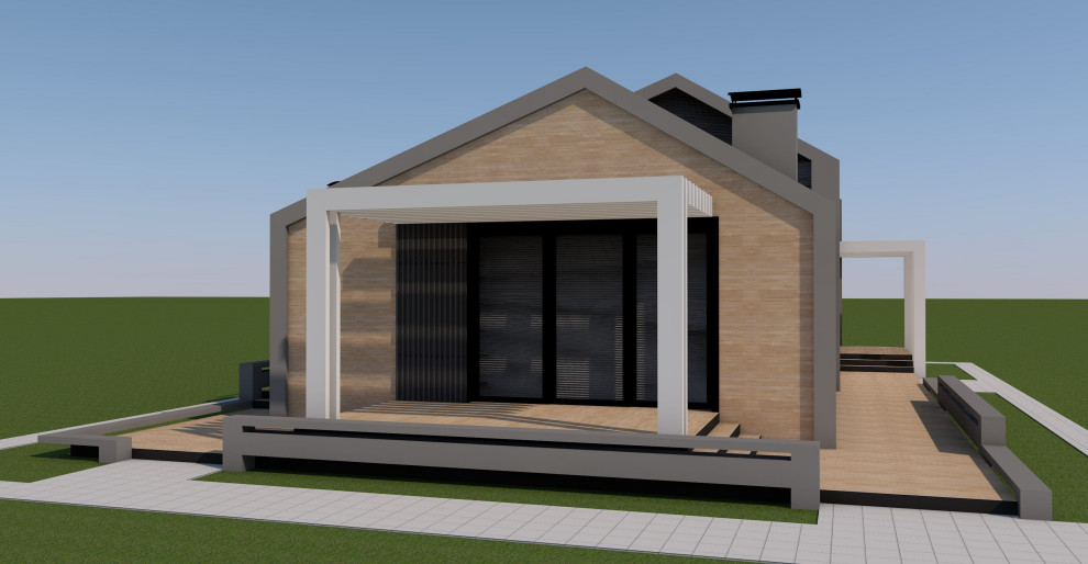 Архитектура дома стиле Барнхаус