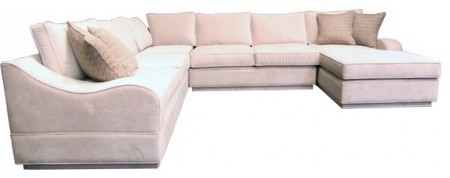 GALLERY FURNITURE CUSTOM CONTEMPORARY SAND SECTIONAL