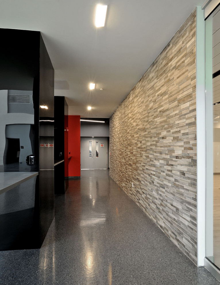 Trendy home design photo in Miami