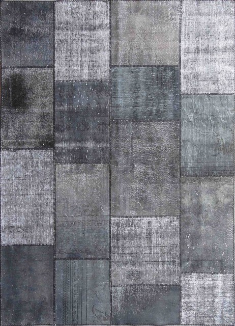Rugsville Vintage Turkish Overdyed Patchwork After Rugsville Vintage Turkish Overdyed Patchwork After Dark Rug 10x14 Contemporary Area Rugs