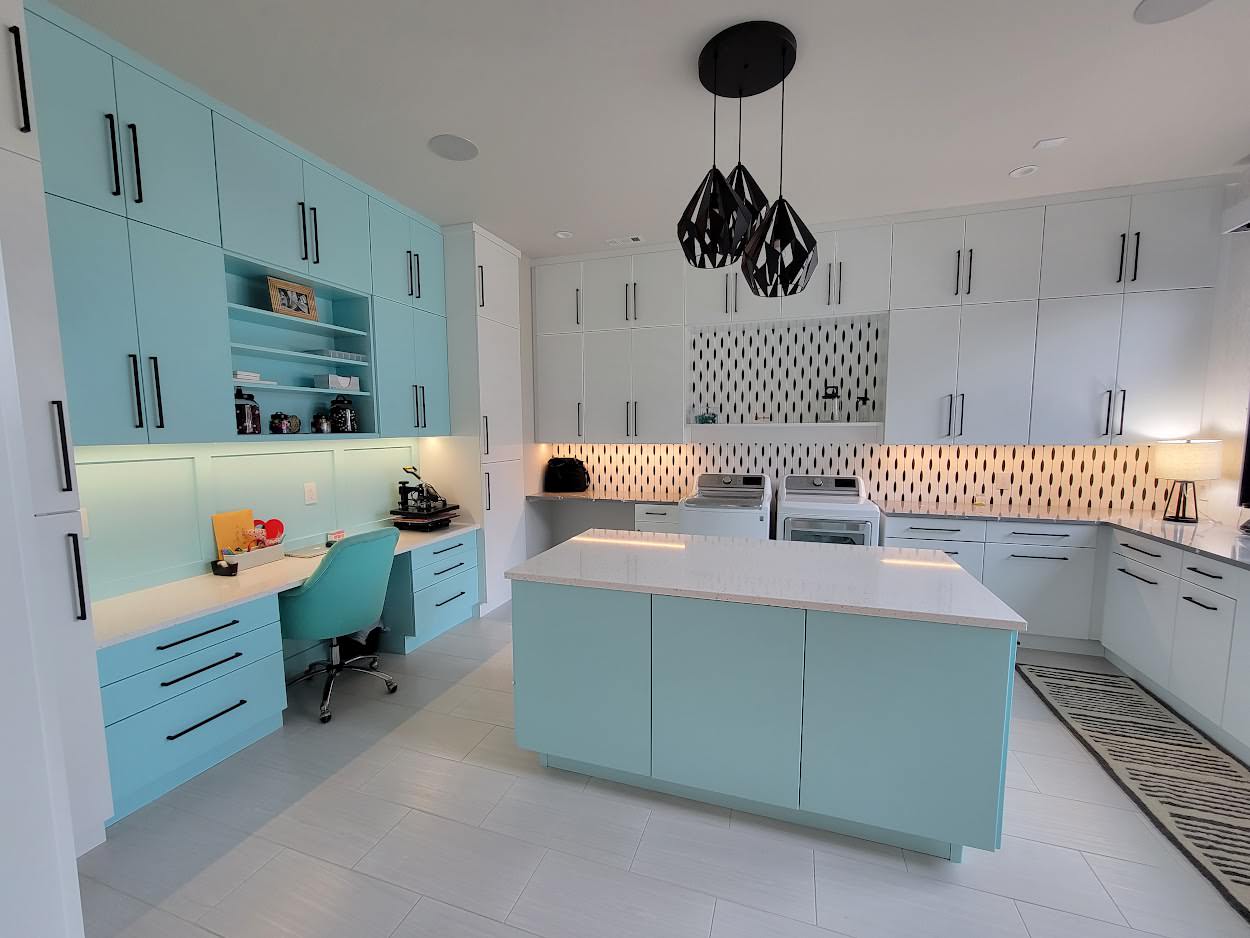 Dreamy blue Laundry Room