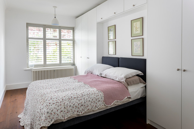 Garden Apartment  in a West Hampstead Mansion eclectic-bedroom