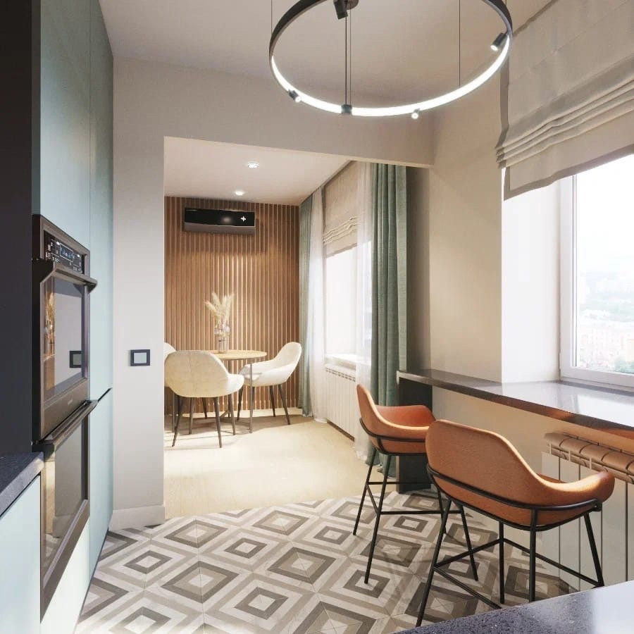 Дизайн проект квартиры на Профсоюзной улице.