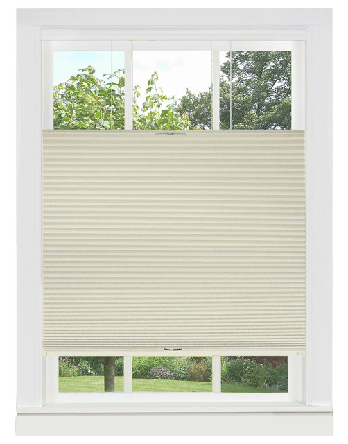 Top Down Bottom Up Cordless Honeycomb Cellular Shade X Alabaster Contemporary