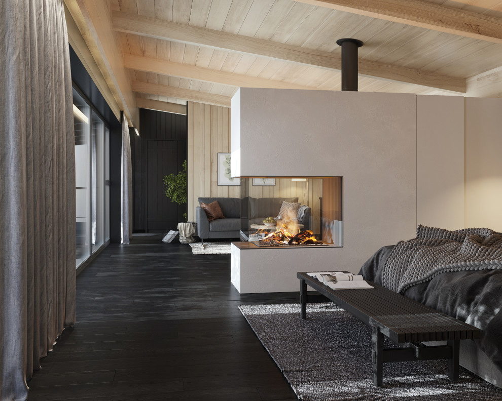 Гостевой дом с камином