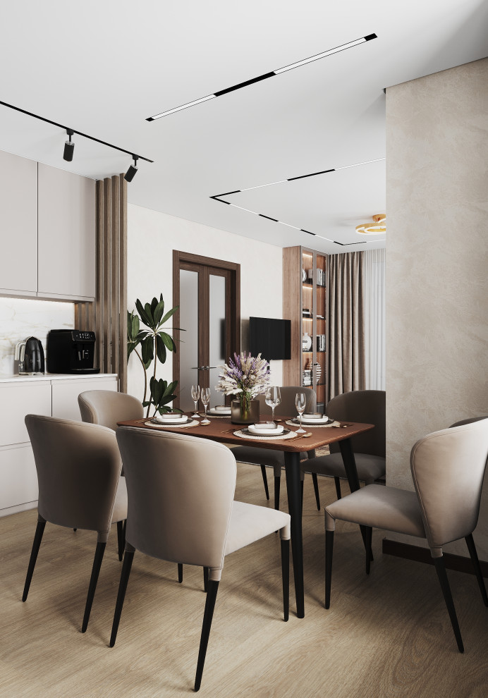 Дизайн квартиры в ЖК "Дома цвета кофе"