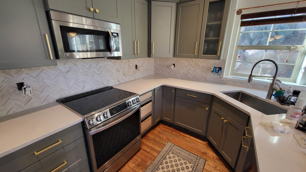 Herringbone Backsplash