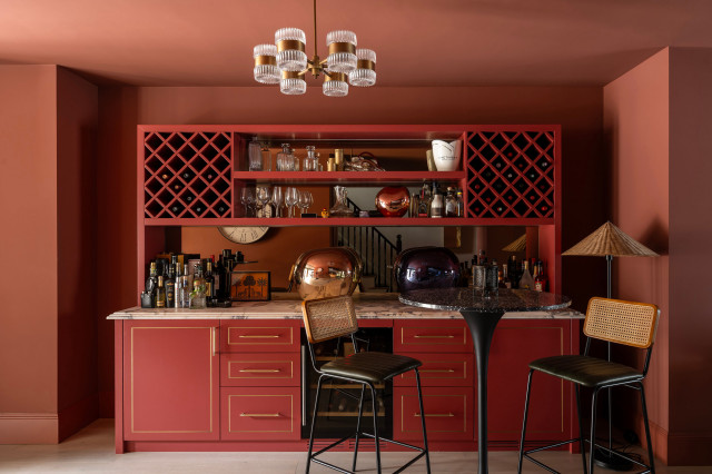 Hereford Road transitional-home-bar