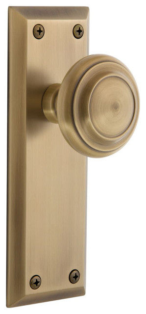 Grandeur Favcir Prv 234 Fifth Avenue Solid Brass Privacy Door, Brass 