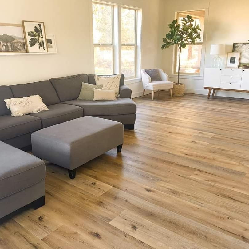 Luxury Vinyl Plank Living Room Los Angeles by Plank & Stone Houzz