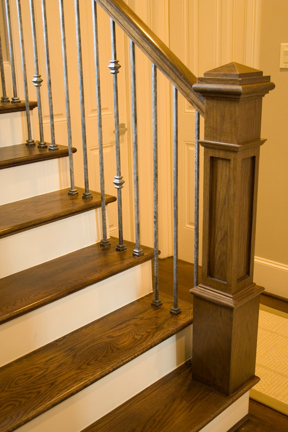 Photo of a transitional staircase in Houston.