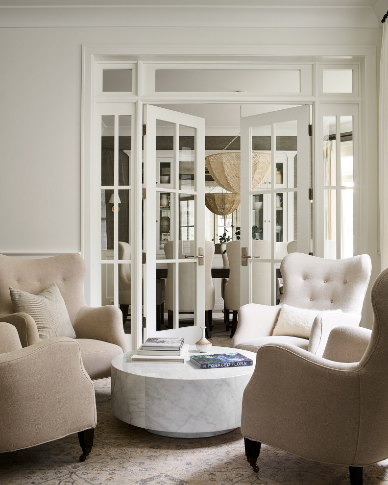 Chicago Classy - Transitional - Living Room - Chicago - by AZL ...