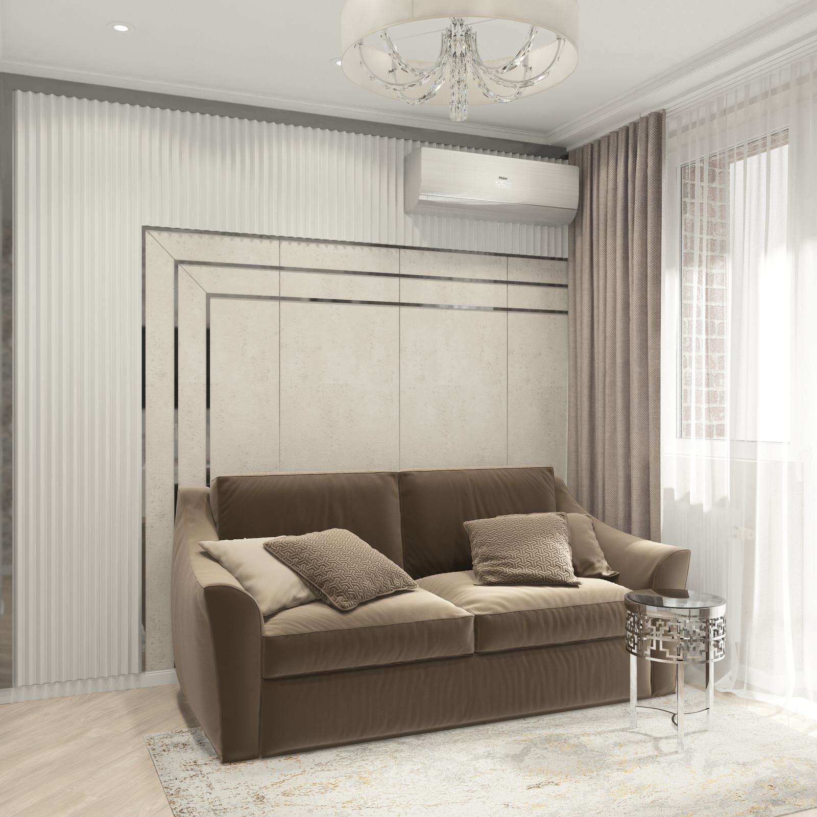 Нежнейший дизайн трехкомнатной квартиры