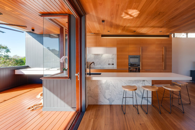 View House contemporary-kitchen