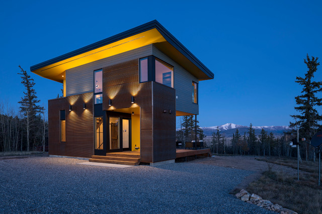 Stanley Ridge Shed contemporain-facade