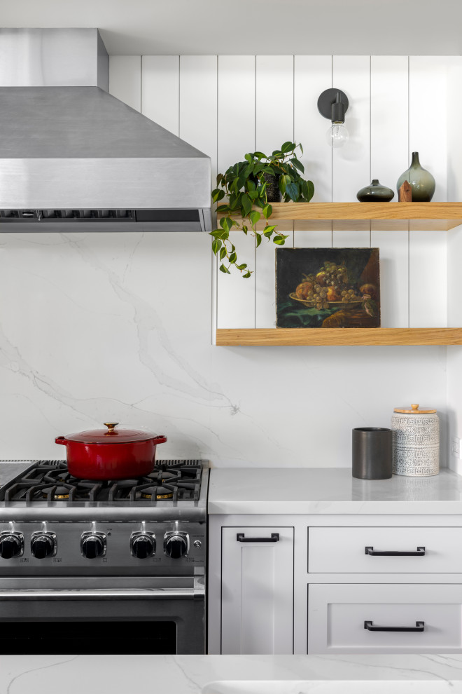 Los Altos Hills New Build - Farmhouse - Kitchen - San Francisco - by ...