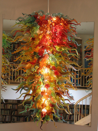 Inspiration for a mid-sized contemporary enclosed family room library remodel in DC Metro