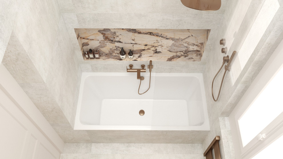 Projet - Salle de bain - Vue 3D