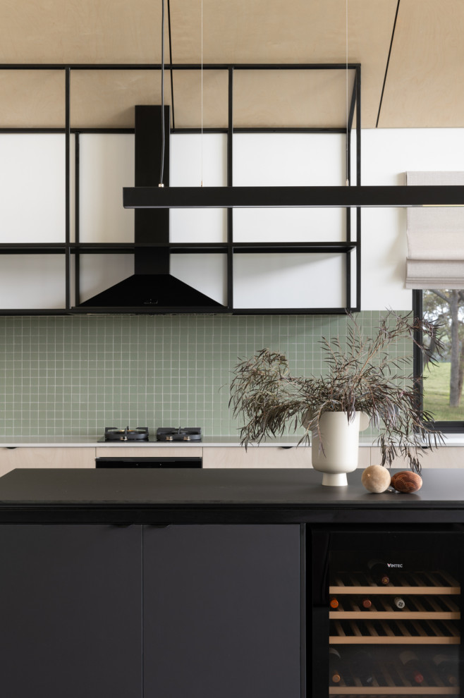 Design ideas for a scandinavian kitchen in Perth.