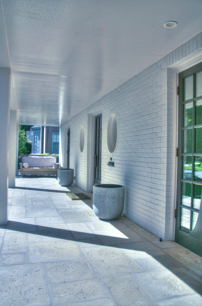 Transitional exterior home photo in Charlotte
