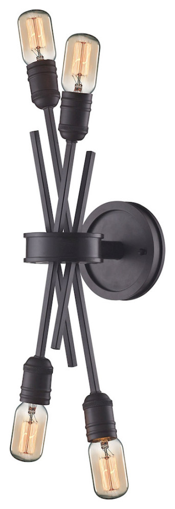 Xenia 4 Light Wall Sconce, Oil Rubbed Bronze