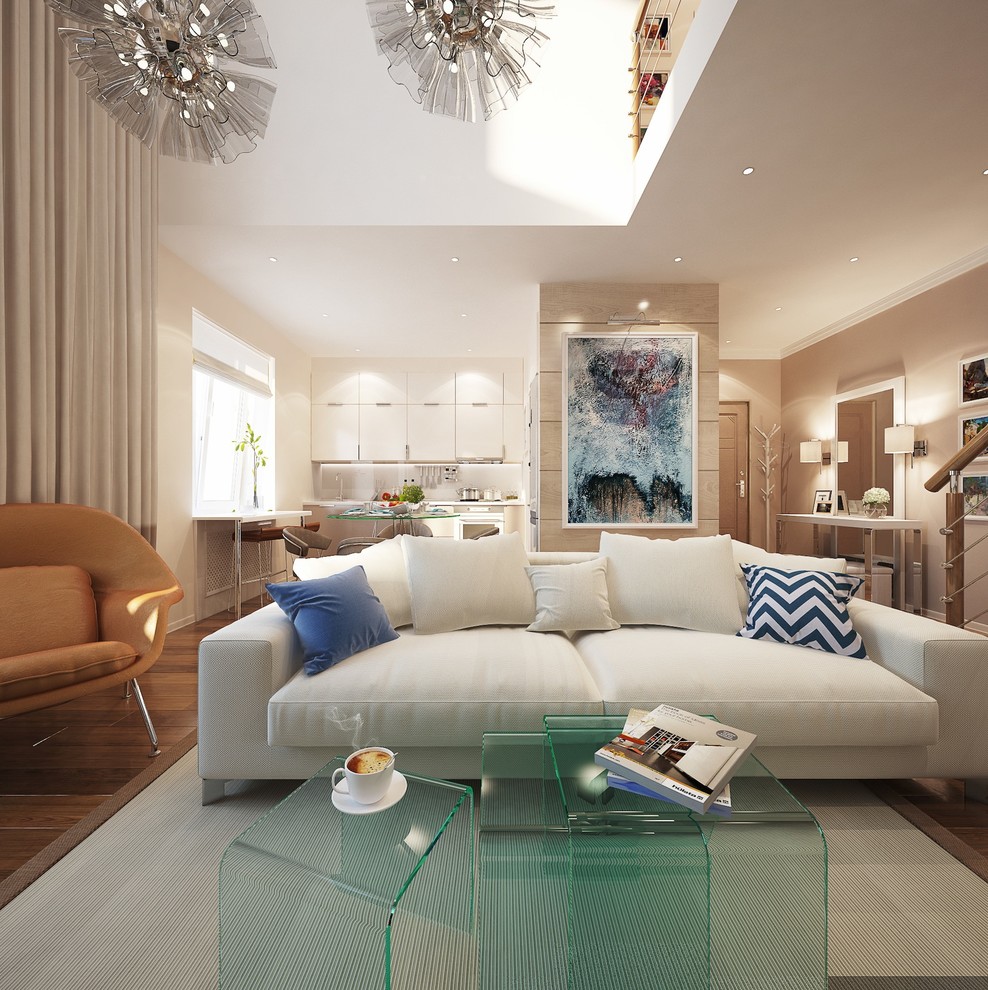 Двухуровневая квартира в Москве