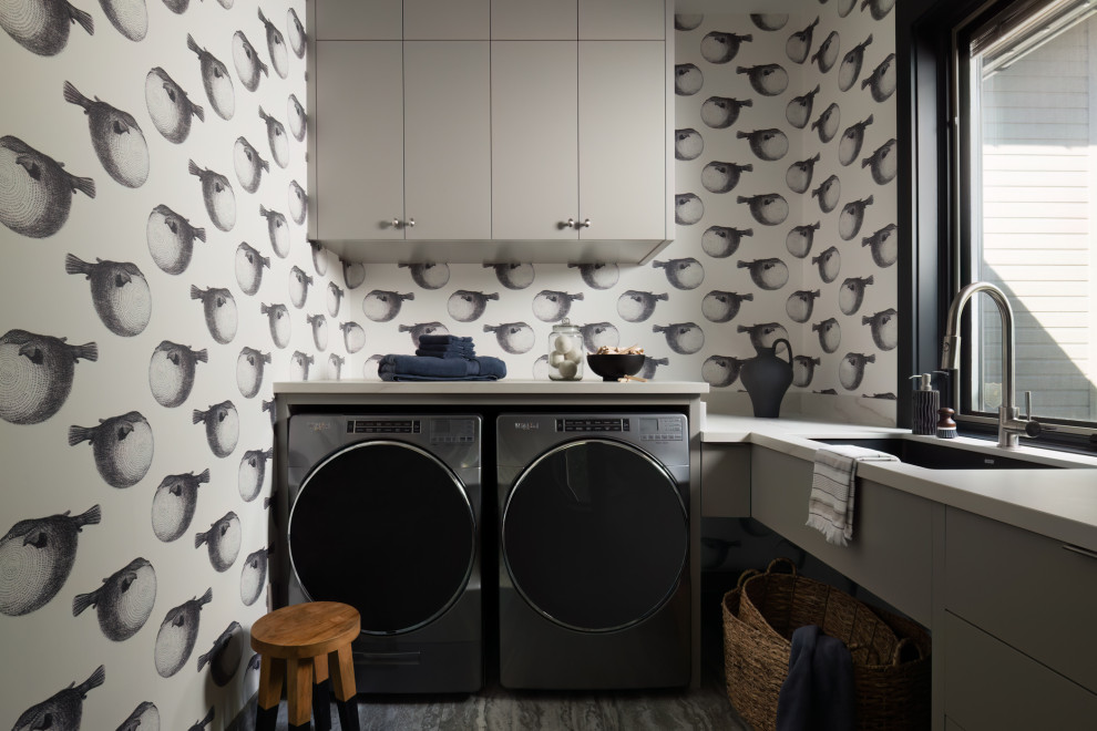 Whimsy Laundry - Contemporary - Laundry Room - Seattle - by Eclectic ...