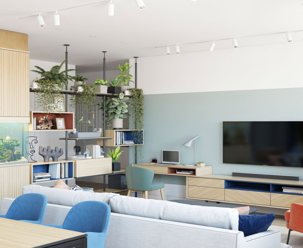 Дизайн интерьера четырехкомнатной квартиры в г. Москва